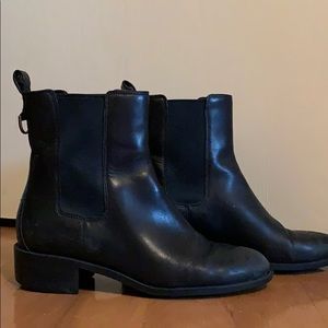 Black Cole Hana short riding boot.